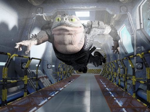 Sci-fi 3D character