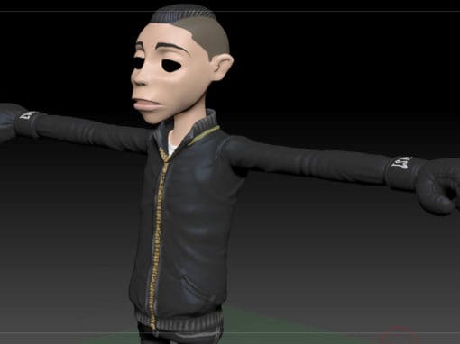 Fight Clvb, WebGL 3D characters