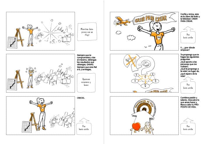 Storyboard for whiteboard animation