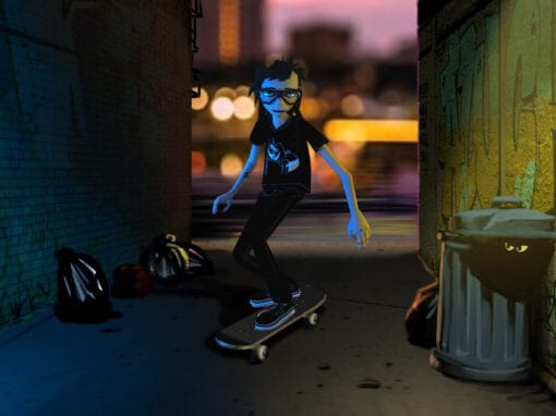 Skrillex 3D character for video game
