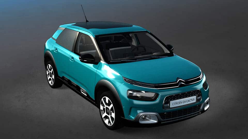 3D animation Citroen C4 Cactus for interactive APP