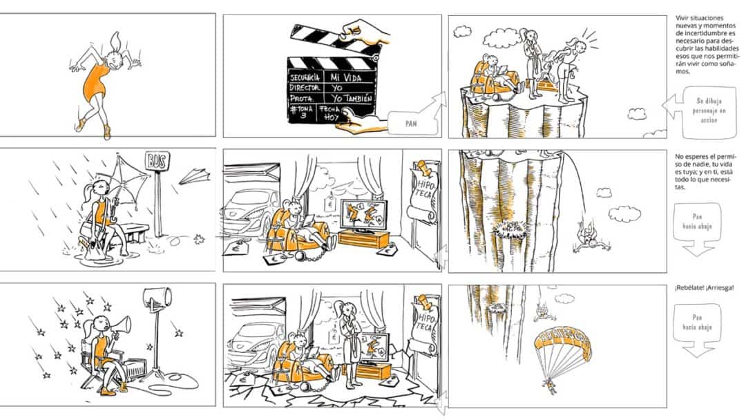 Storyboard for whiteboard animated video