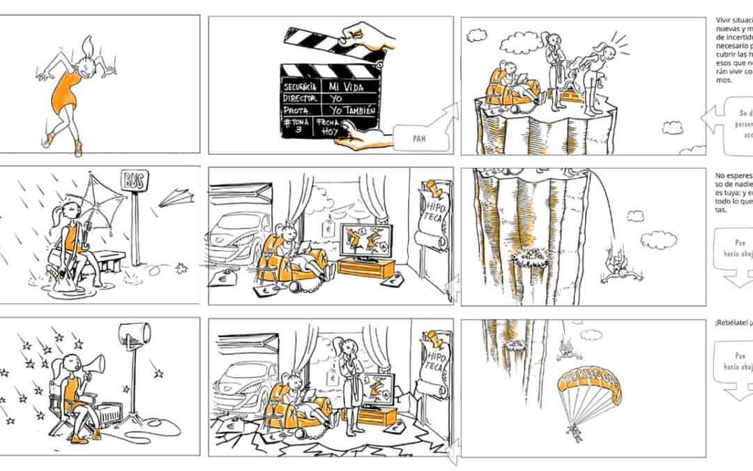 Storyboard for whiteboard animated video