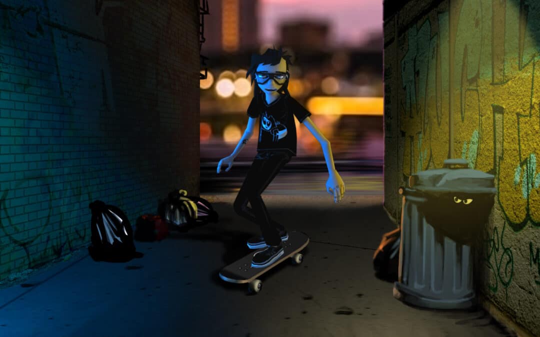 Skrillex 3D character for video game