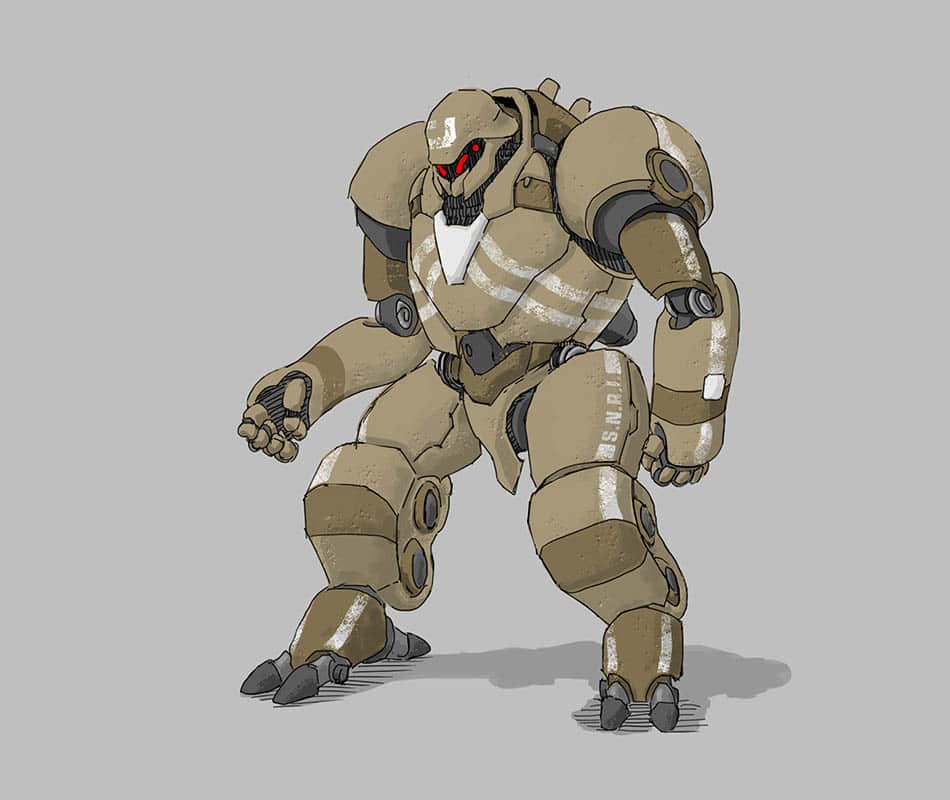 Heavy combat mech armor by los_bionicos