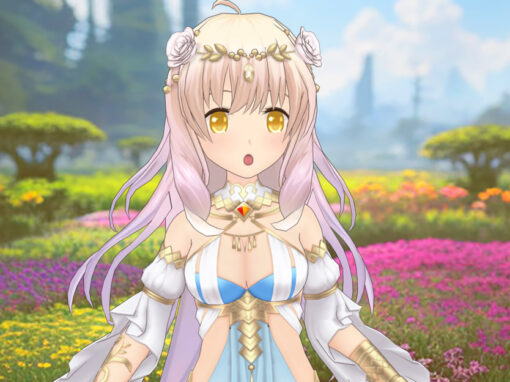 Manga 3D character Shion