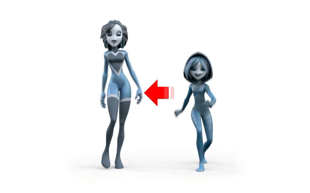 Animation cycle transfer exercise